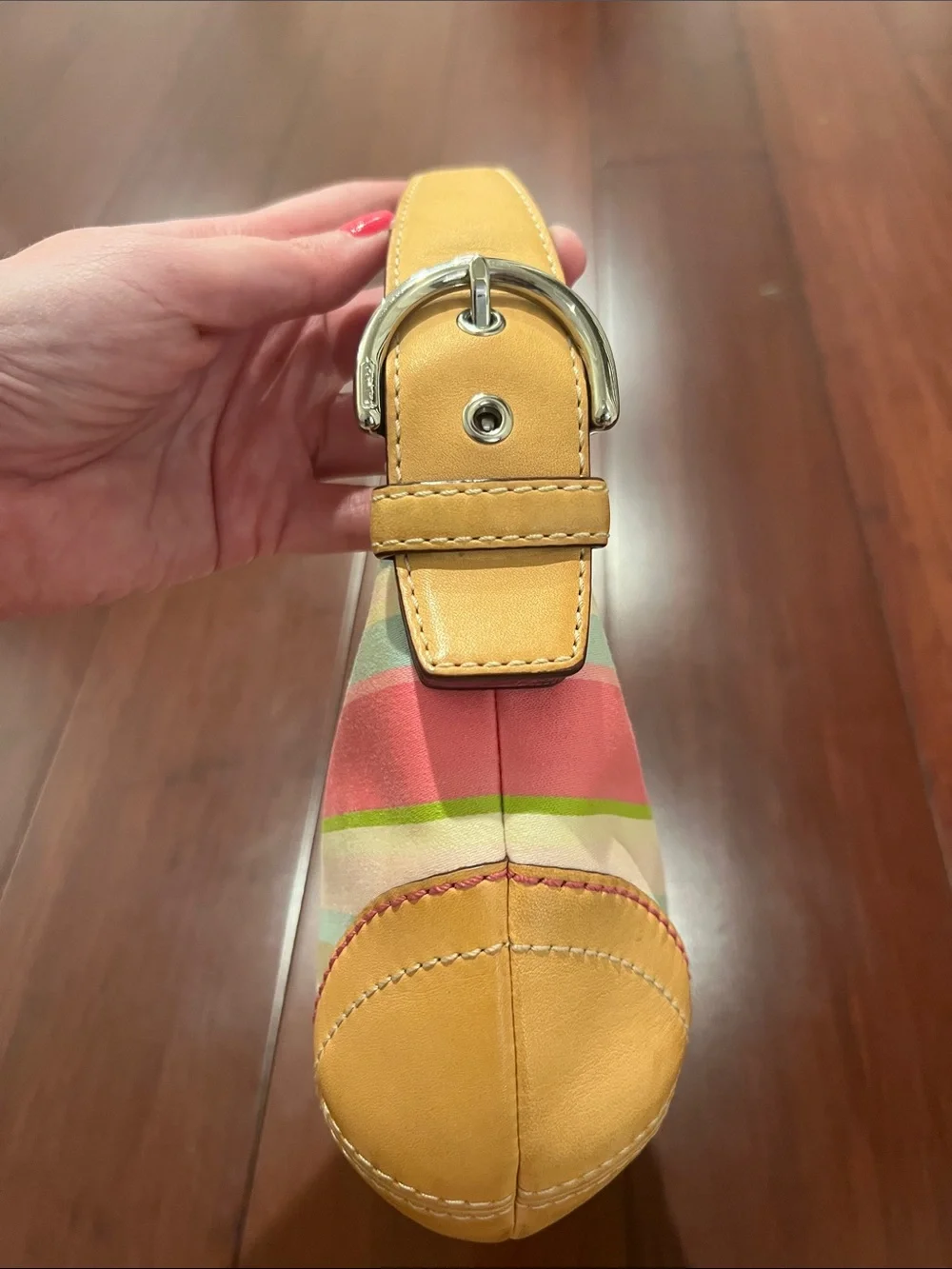 Vintage Coach Y2K Soho Hampton Striped Purse - Picture 6 of 12